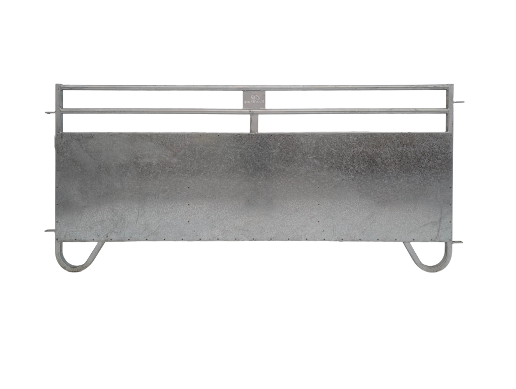 RamQuip 8 ft Solid Alley Panel — rear view