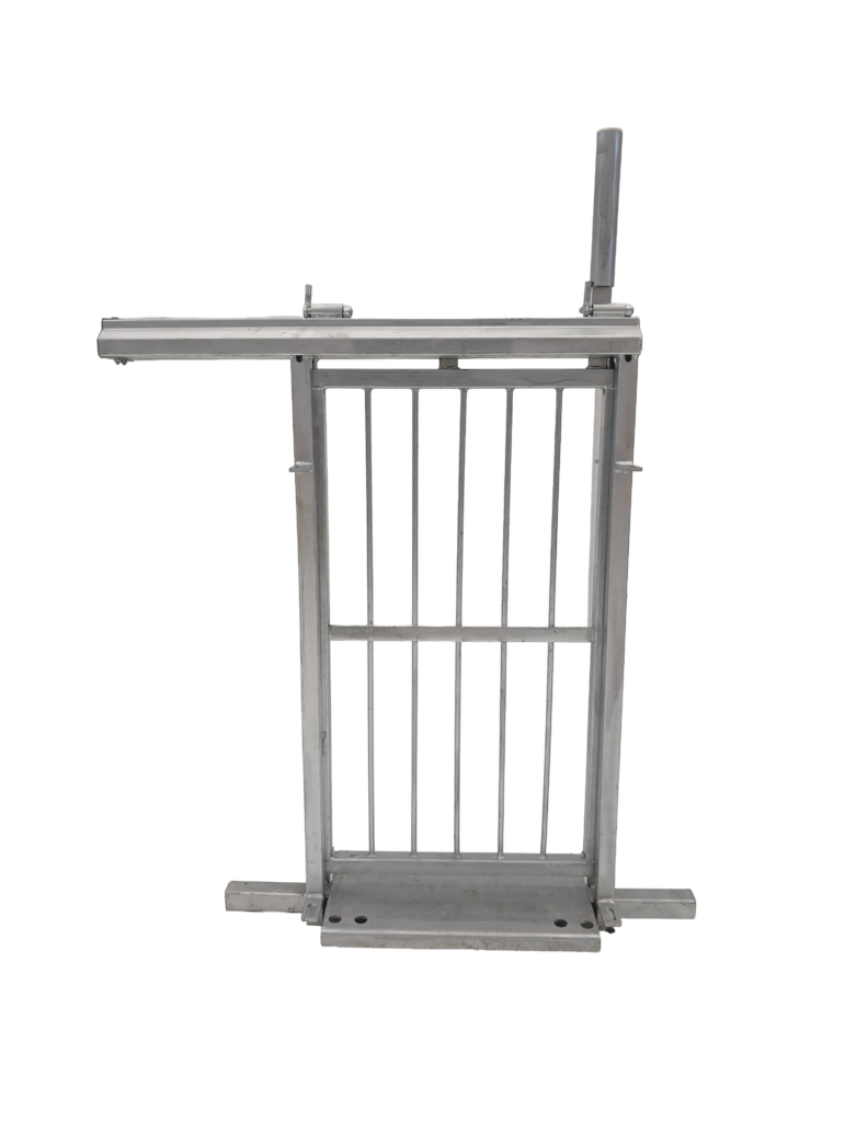 RamQuip Rolling Stop Gate — closed position