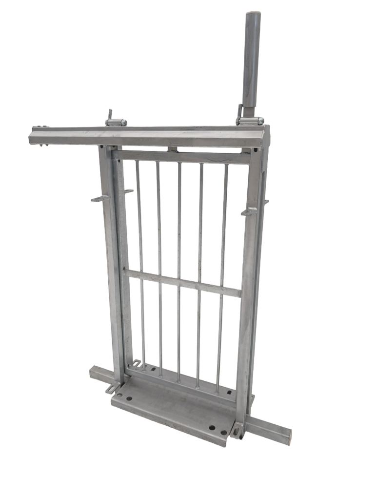 RamQuip Rolling Stop Gate — closed position